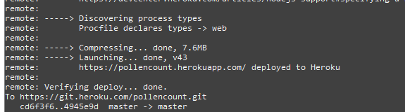 Update a Heroku app via Git